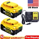 For Dewalt Volt Max 8.0AH Lithium Ion Battery /charger DCB206-2 DCB205-2. Fixed Price $19.66.