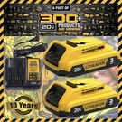 2PACK For Dewalt Max Battery 2.0AH Li-ion Charger Volt DCB203-2. Fixed Price $25.99.