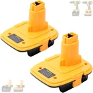 2 Pack DM18D Battery Adapter Compatible With Dewalt 18V Tools, Convert. Fixed Price $25.15.
