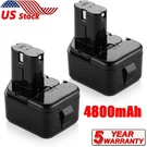 2PACK 12V 4.8AH EB1212S For Hitachi EB1214S Ni-mh DS12DVF3 EB1220BL Battery Us. Fixed Price $37.98.
