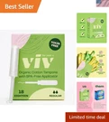 Viv For Your Organic Cotton Tampons Regular, Bpa-free Applicator, Non-toxic.... Fixed Price $14.99.