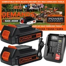 2PACK New Lithium-ion Battery / Charger For Black Decker Volt LBXR20 LB20. Fixed Price $49.00.