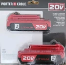 Porter Cable PCC680LP 1.5AH 20V Li-ion Compact Battery. Fixed Price $119.99.