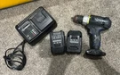 Kobalt 20V KT300A Cordless Compact Drill Driver, Batteries & Charger. Fixed Price $110.00.