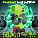 Leaf Blower Cordless With 20V Battery CB-20F Compact Electric Kit Green. Fixed Price $31.49.