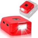 Dual Usb Charger Adapter For Milwaukee 18V Battery Power Source 49-24-2371 Red. Fixed Price $16.00.