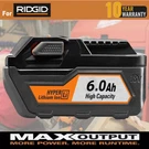 18V 6.0AH For Ridgid Power Tool Lithium Battery R840085 R840086 R840087 R840083. Fixed Price $24.89.