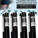 2PACK 4PACK For Makita 9000 Battery 9.6VOLT Ni-mh 9001 9033 6095D 193890-9. Fixed Price $45.00.
