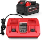 6.0AH 18V Battery And N18-N14 Charger Compatible For Milwaukee M-18 WK18. Fixed Price $76.82.