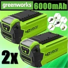 2PACK 40V 6.0AH For Greenworks G-max Lithium Battery 29472 29462 29252 20202. Fixed Price $79.99.
