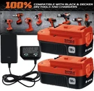 2PACK For Black & Decker Volt 4.8 Ah Battery HPB18-OPE 244760-00. Fixed Price $22.98.