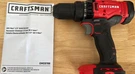 Craftsman CMCD700 20V Max Drill/driver 1/2IN Keyless Chuck Tool Only Red/black. Fixed Price $35.00.