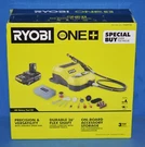 Ryobi One+ 18V Cordless Rotary Tool Kit With 1.5 Ah Battery And Charger. Fixed Price $84.95.