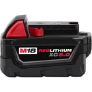 Milwaukee 48-11-1850 M18 Redlithium 5.0AH High Capacity Battery Pack. Fixed Price $53.02.