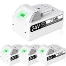 1/2/3/4 Pack 7.5AH Battery For Snow Joe Sun Ion+ Replacement 24VBAT-LTW. Fixed Price $264.99.
