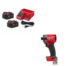 Milwaukee 48-59-1852B + 2953-20 M18 Starter Kit W/ Free Impact Driver. Fixed Price $299.35.