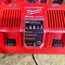 Milwaukee M18 18-VOLT Lithium-ion Dual Bay Rapid Battery Charger $90 Each. Fixed Price $90.00.