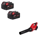 Milwaukee 48-11-1852-3017-20 M18 XC5.0 Battery 2-PACK + Fuel Blower. Fixed Price $234.06.