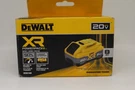 New Dewalt 20V Xr Powerpack 8AH Li-ion Battery Yellow DCB2108. Fixed Price $125.00.