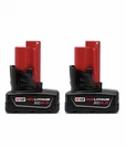 Milwaukee 48-11-2440 12-VOLT Xc 4.0 Red Lithium Cordless Tool Battery Oem (2 Pk). Fixed Price $74.76.