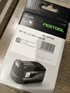 1PCS New Festool BP18 Li 5,2 As Usa Bluetooth Battery 5.2A 201066 In Box. Fixed Price $189.95.