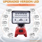 Upgraded Led Work For Milwaukee 18V Battery Portable Flood Lights Us. Fixed Price $14.97.