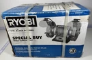 Ryobi 6" Bench Grinder Amp Wheel Model BGH6110SB Box 3600RPM 120V. Fixed Price $94.99.