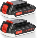 For Black+decker 20V Battery 2-PACK 3000MAH LST300 LCC221 Cordless Tools. Fixed Price $32.99.