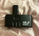 Craftsman 18V Sears 130260001 Battery Only (scuffs). Fixed Price $35.00.
