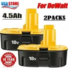 2PACK 4.5AH For Dewalt DC9096-2 DC9098 18VOLT Xrp Battery DC825 DC759 DC970 New. Fixed Price $37.99.