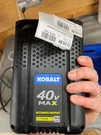 Tesed Works-kobalt Tools Battery And Charger KB640-03 (ECP017390). Fixed Price $119.99.