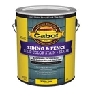 Cabot Solid Tint 0801 White Water-based Acrylic Color Deck Stain (4-PACK). Fixed Price $194.37.