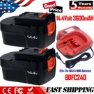 14.4V 3.6AH For Black Decker Slide Nimh Battery HPB14 Firestorm FSB14 Charger. Fixed Price $54.99.