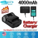 18V 4000MAH Li-ion Battery/charger For Hitachi BSL1815X BSL1825 BSL1830 18DSL2. Fixed Price $55.90.