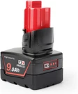 12V 9.0AH Li-ion Replacement Battery Compatible With Milwaukee 48-11-0490. Fixed Price $33.55.