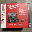 Milwaukee M18 18-VOLT Lithium-ion High Output Starter Kit With Two 6.0 Ah. Fixed Price $189.99.
