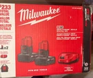 Milwaukee M2 Red Lithium Xc 4.0 Starter Kit (48 59 2442SP ). Fixed Price $135.00.