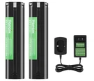 2PACK 4000MAH 9.6V Battery And Charger For Makita 9000 9001 9002 9033 9600 96.... Fixed Price $69.76.