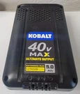 Kobalt 40V Max 5.0AH Li-ion Battery 540C-06 Or 540-06. Fixed Price $200.00.