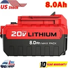 For Porter Cable PCC685L 20V 8.0AH Max Li-ion Battery PCC680L PCC682L PCC681L Us. Fixed Price $22.79.