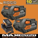 Battery / Charger For Ridgid 18V R840085 8.0AH Lithium R840087 R840083. Fixed Price $25.39.