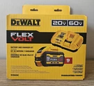 Dewalt 20V/60V Max Flexvolt Lithium-ion 9AH Battery & Fast Charger Kit DCB609-C. Fixed Price $204.99.