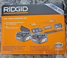 Brand New!! Ridgid 18V Dual Port Charger W/ 4.0 Ah Battery Packs - AC95240SB. Fixed Price $148.95.