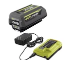 Ryobi 40V Lithium-ion 4.0 Ah Battery And Charger. Fixed Price $107.98.