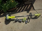 Ryobi One + 18V 8IN Cordless Battery Cultivator With Two & Charger. Fixed Price $199.44.