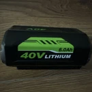 RPY08L , 40 V 6.0 Ah Lithium Ion Battery. Fixed Price $32.00.