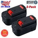 2PACK 18V 7.0AH Li-ion Battery For Black And Decker HPB18-OPE Power Tools. Fixed Price $47.89.