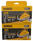 New (2) Dewalt 20V Max Xr Powerstack 3.5 Ah Lithium-ion Batteries DCBP320 2-PACK. Fixed Price $183.95.