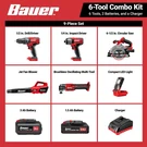 20V Cordless Power Tool Combo Kit 6 Set Drill Saw Impact Battery Charger. Fixed Price $189.99.