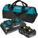 Makita 18V Lith Ion Battery And Rapid Charger Starter Pack (5.0AH) BL1850B2DC2X. Fixed Price $229.99.